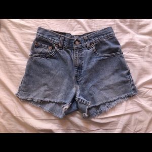 Levi denim shorts